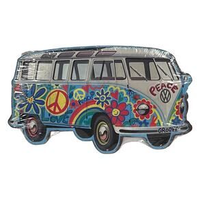 Open Roads x Volkswagen Official Flower Power Hippie Van VW Bus Metal Sign NEW